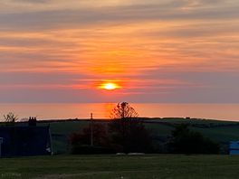 One of the most spectacular sunsets garth view has to offer . truly amazing .
