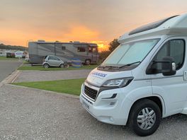 Sunset on our pitch