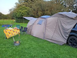 Foto mit dem geliehenen grill