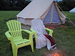 Bell tent and furniture