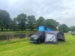 Riverside pitch.