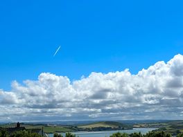 Lovely view from the top part of field.
