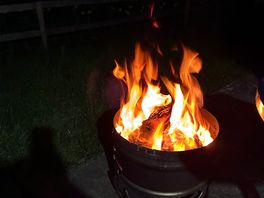 Fire wood and fire lighters included