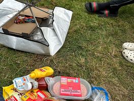 Dinner at camp