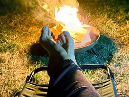Cozy fire