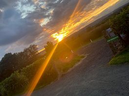 Wonderful peaceful sunset