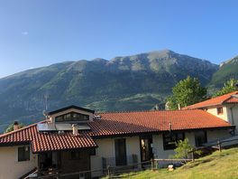 Uitzicht vanuit de camping