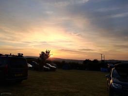 Sunset from the tent
