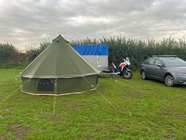 Solo camping luxury