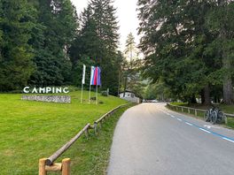 Anfahrt zum campingplatz