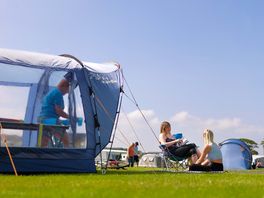 Grassed tent pitches