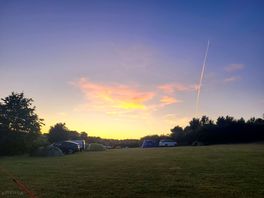 Sunset was beautiful