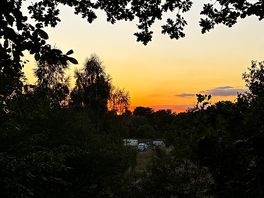 Great sunsets looking over the site