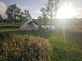 Morning tipi shot