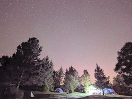 Stars over the campsite