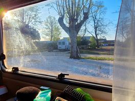 La vue de ma caravane