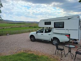 Nice size plot for our ranger demountable camper