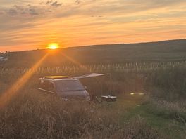 Heading out to watch the sunset.