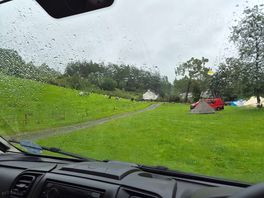 Leaving on a wet day, didn't spoil the experience at all
