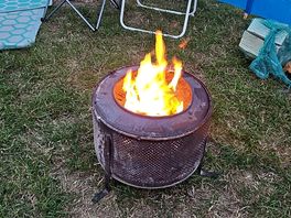 The kids loved making smores