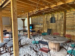 The bar area