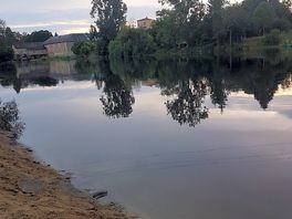 The vienne at dusk, from the campsite.