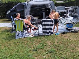 Spacious grass pitches which are quite level