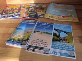 Complimentary pack with tourist information, vouchers etc