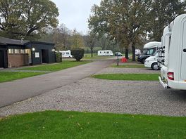 Commercial vans on site