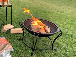 Camp fire & bbq was so peaceful