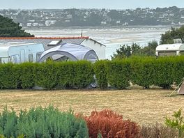 Vue de mon emplacement camping car