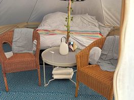Glamping tent