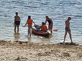 Baignade au lac