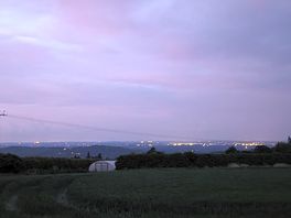 View from campervan pitch