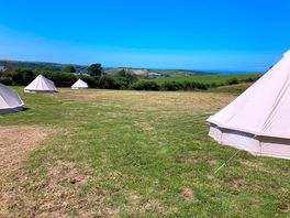 View from the tents