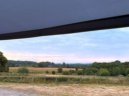 View from electric hook up pitches