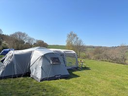 Spacious tent pitches