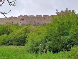 Spectacular castle on doorstop.