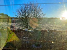 View on a frosty morning