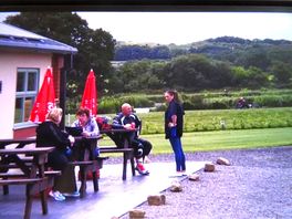 Cafe outside seating