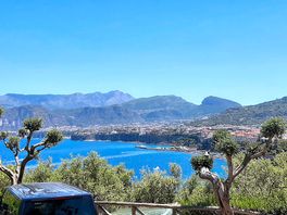 Foto de la bahía de sorrento desde el camping