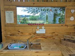 Washing up area