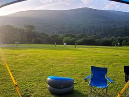 View from our pitch.