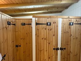 Male toilet/shower block, all heated.