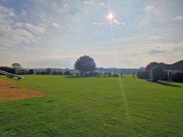 Site with view ,a little work on site ready for new grass
