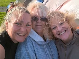 Friends with camping hair who cares lol