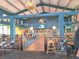 A lovely restaurant and bar area