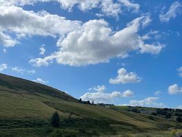 Fields and hills around