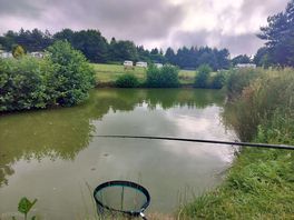 Fishing lakes right next to the campsite