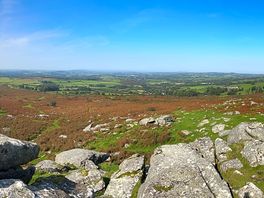 View from near by tor, within walking distance.